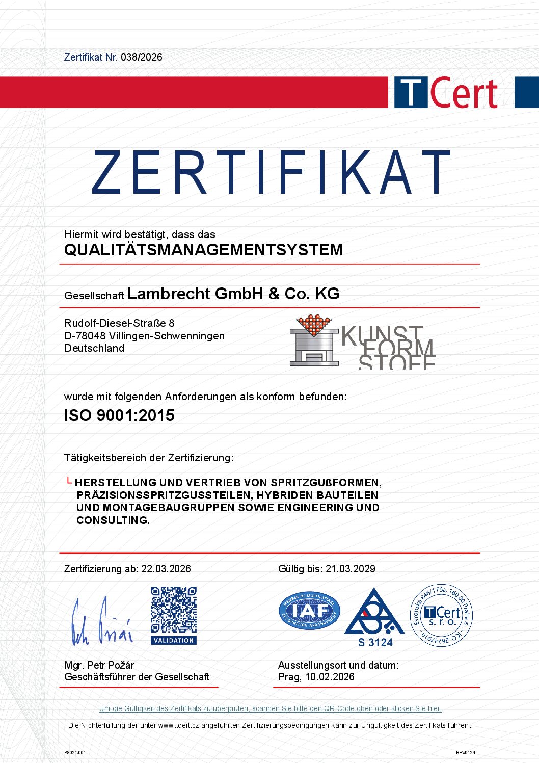 Certificate ISO 9001_Lambrecht GmbH & Co. KG_en